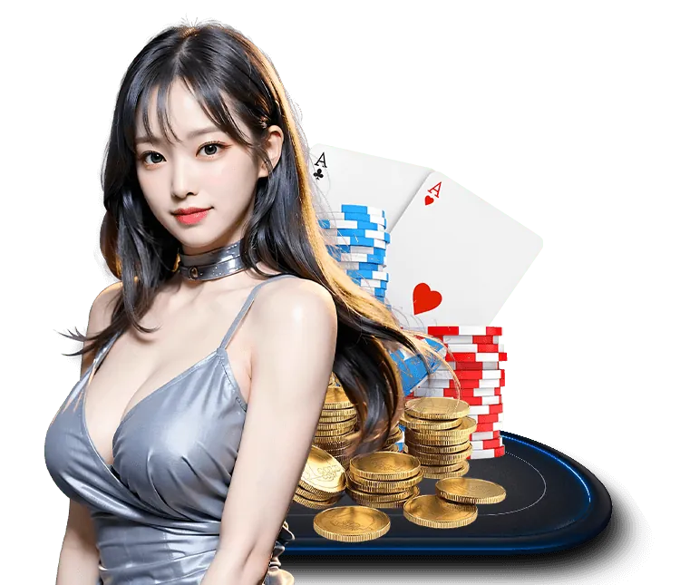 Một người chơi đang phân tích các lá bài Blackjack tại bàn chơi casino trực tiếp của Sun Win, với các con chip và ánh sáng xanh lá cây.